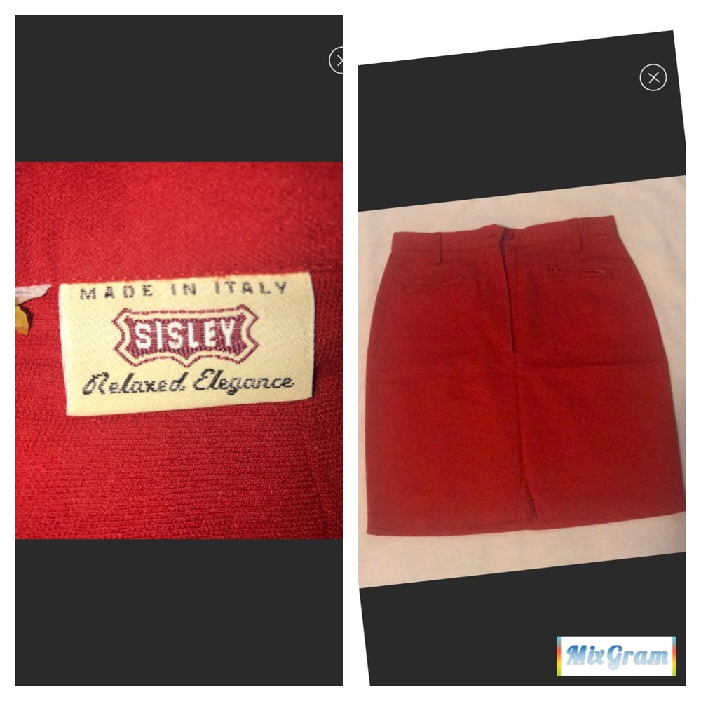Skirt from Sisley!,95% Laine wool